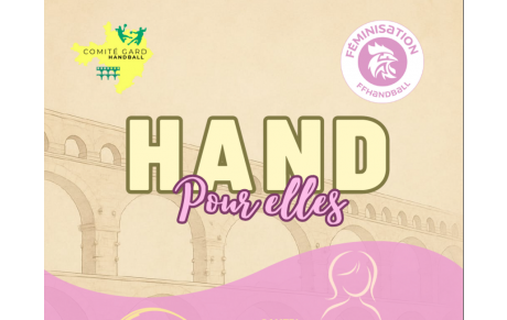 Le Comité Gard Handball et "Hand pour elles"